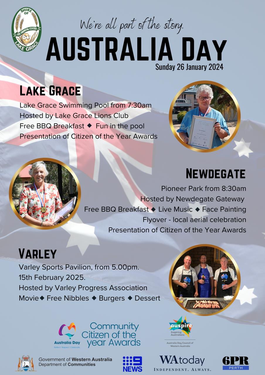 Shire of Lake Grace Australia Day Events