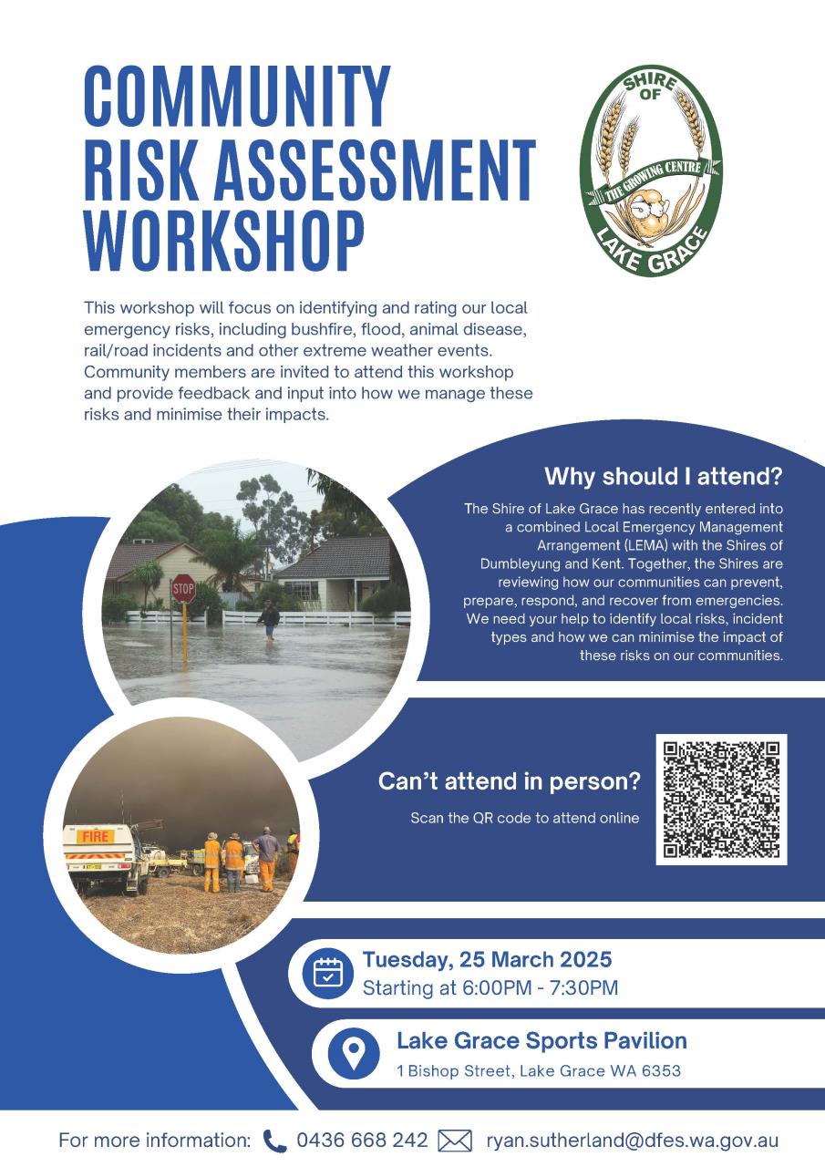 Lake Grace Community Risk Assessment Workshop